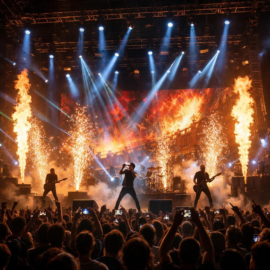 Beispiel eines Konzertes von Yellow Artists Beispiel eines Konzertes von Yellow Artists